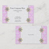 Zacken Sie mit Juwel-Damast-Visitenkarte aus Visitenkarte (Vorne/Hinten)