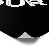 Zacken Sie nicht Ihre eigenen Horn Dental Puns Dar Poster (Ecke)