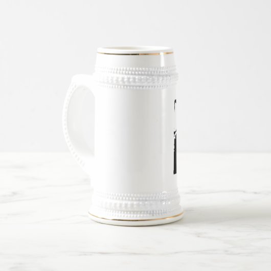 ZACKEN Stein Bierglas (Vorderseite Links)