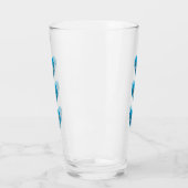 Zackenbarsch - Blaue Herzen, vertikal angeordnet | Glas (Links)