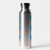 Zackenbarsch - Blaue Herzen, vertikal angeordnet | Trinkflasche (Links)