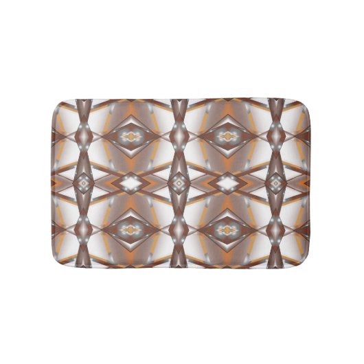 Zackenbarsch Ecuated Concentric Earth Tone Ombre A Badematte (Vorderseite)