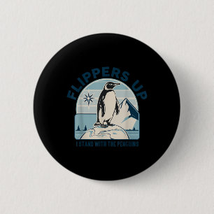 Zackenbarsche ich stehe mit den Pinguinen, den Fun Button