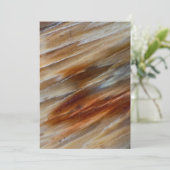 Zackenholz Dankeskarte (Stehend Vorderseite)