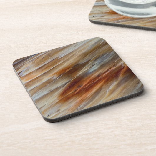 Zackenholz Getränkeuntersetzer (Linke Seite)