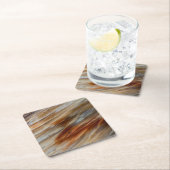 Zackenholz Rechteckiger Pappuntersetzer (Vor Ort)