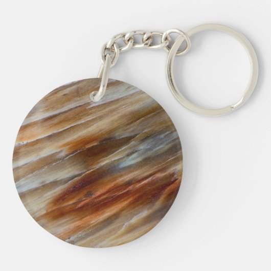 Zackenholz Schlüsselanhänger (Rückseite)