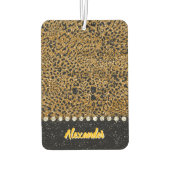 Zackenleopardengewebe Autolufterfrischer (Rückseite)