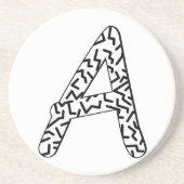 Zackenmuster A Getränkeuntersetzer (Vorne)