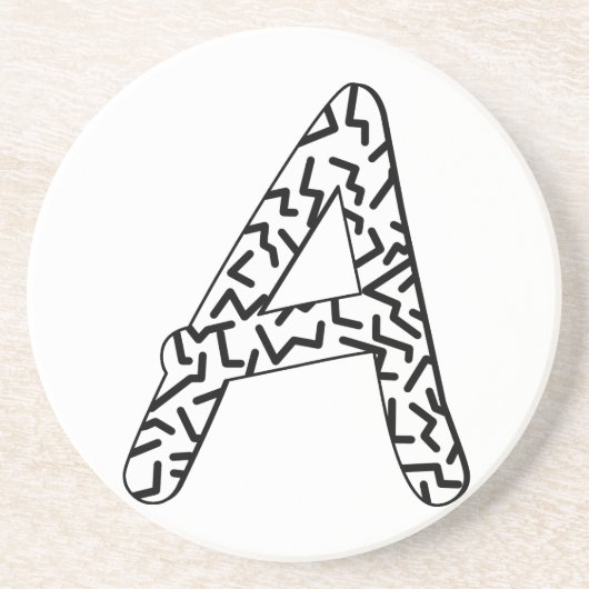 Zackenmuster A Getränkeuntersetzer (Vorne)