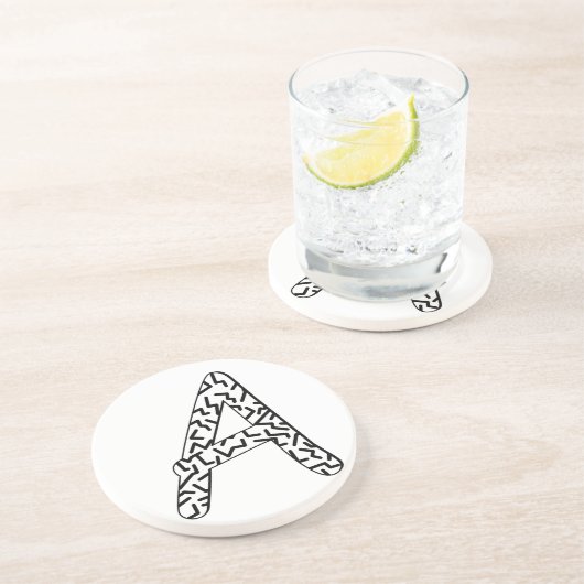 Zackenmuster A Getränkeuntersetzer (Seite)