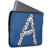 Zackenmuster A Laptopschutzhülle (Vorne Rechts)