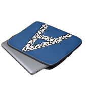 Zackenmuster A Laptopschutzhülle (Vorne Knopf)