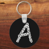 Zackenmuster A Schlüsselanhänger (Vorderseite)