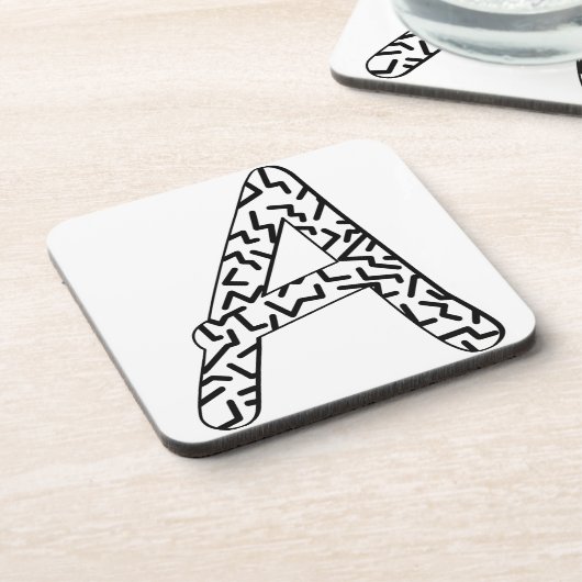 Zackenmuster A Untersetzer (Linke Seite)