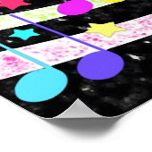 Zackenposter Poster (Ecke)