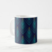 Zackenrand: Dynamisches Musterspiel Kaffeetasse (Vorderseite Links)