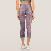 Zackenrosa capri leggings (Rückseite)