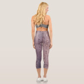 Zackenrosa  capri leggings (Rückseite)