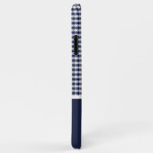 Zackenstoff für schwarze und weiße Hunde, Farbbloc Case-Mate iPhone Hülle (Hinten/Rechts)