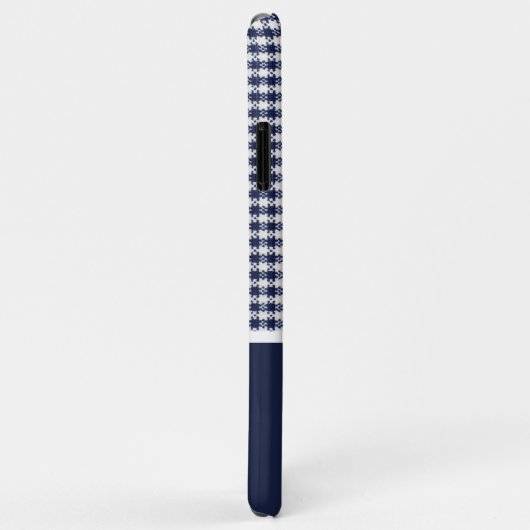 Zackenstoff für schwarze und weiße Hunde, Farbbloc Case-Mate iPhone Hülle (Hinten/Rechts)