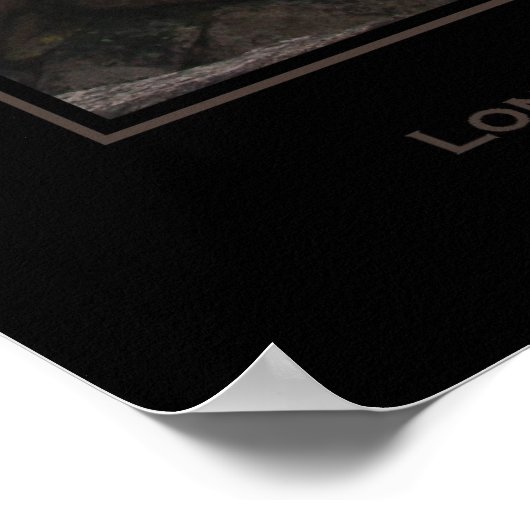 Zackenweg Poster (Ecke)