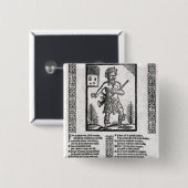 Zackig oder die Entschließung des armen Mannes Button (Vorne & Hinten)