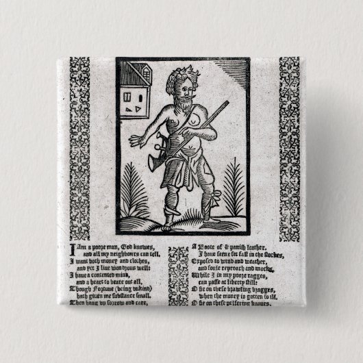 Zackig oder die Entschließung des armen Mannes Button (Vorderseite)