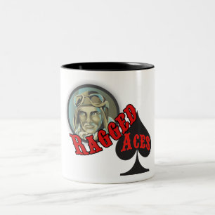 Zackige As-Tasse Zweifarbige Tasse