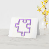 Zackige Ausschnitt-Gruß-Karte Karte (Gelbe Blume)