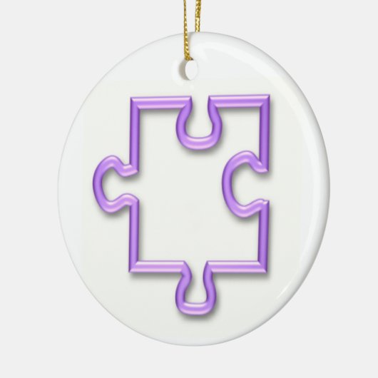 Zackige Ausschnitt-Verzierung Keramik Ornament (Links)