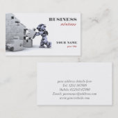 Zackige Gebäude-Geschäfts-Karte Visitenkarte (Vorne/Hinten)