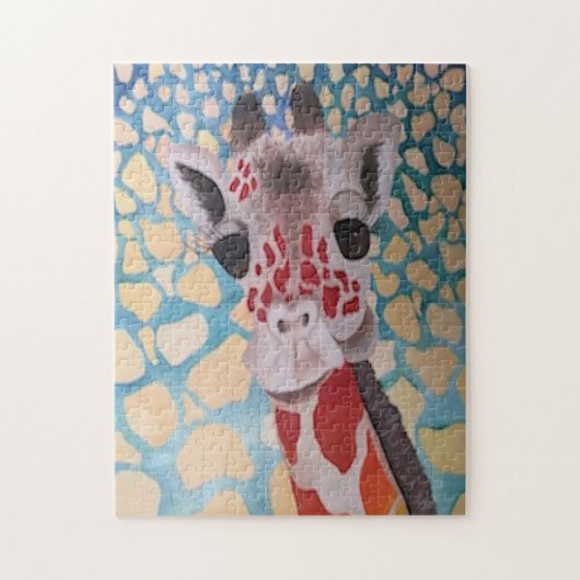 Zackige Giraffe Puzzle (Vertikal)