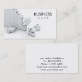 Zackige Visitenkarte (Vorne/Hinten)