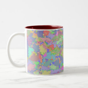 Zackiger Entwurf Zweifarbige Tasse