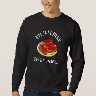 Zacusca Mamaliga Rumänisch Moldawisch Rumänisches  Sweatshirt