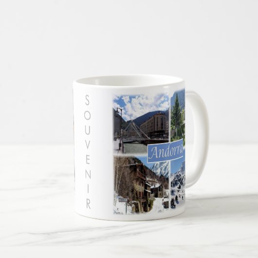 zAD003 ANDORRA, La Vella, Mosaik, Kaffeetasse (VorderseiteRechts)