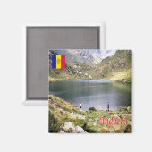 zAD015 ESTANY DE TRISTAINA DE BAIX Andorra Kühlsch Magnet (Vorderseite/Rückseite)
