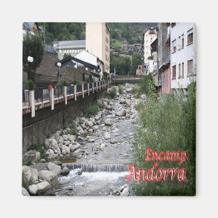 zAD017 ENCAMP RIVER VALIRA Andorra, Kühlschrank Magnet