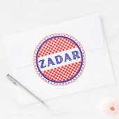 Zadar City Pride Emblem – Croatian Identity Runder Aufkleber (Umschlag)