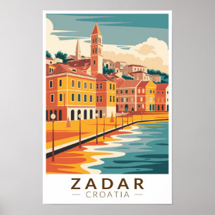 Zadar Kroatien Kunstvoll wandern im Valle Verzasca Poster