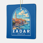 Zadar Kroatien Reisen Keramikornament (Links)
