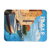 Zadar Kroatien Reisen Vintag Magnet (Horizontal)