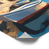 Zadar Kroatien Reisen Vintag Poster (Ecke)