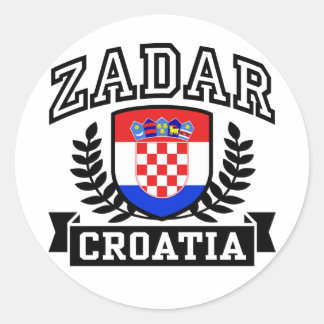 Zadar Kroatien Runder Aufkleber