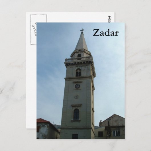 Zadar Postkarte (Vorne/Hinten)