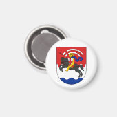 Zadar-Wappen (Kroatien) Magnet (Vorderseite/Rückseite)