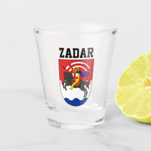 Zadar-Wappen (Kroatien) Schnapsglas
