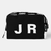 Zaddy Black Personalisiert Waschbeutel (Rückseite)