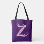 Zadie Letter Z Monogram Art & Name Bedeutung Tasch Tasche (Rückseite)